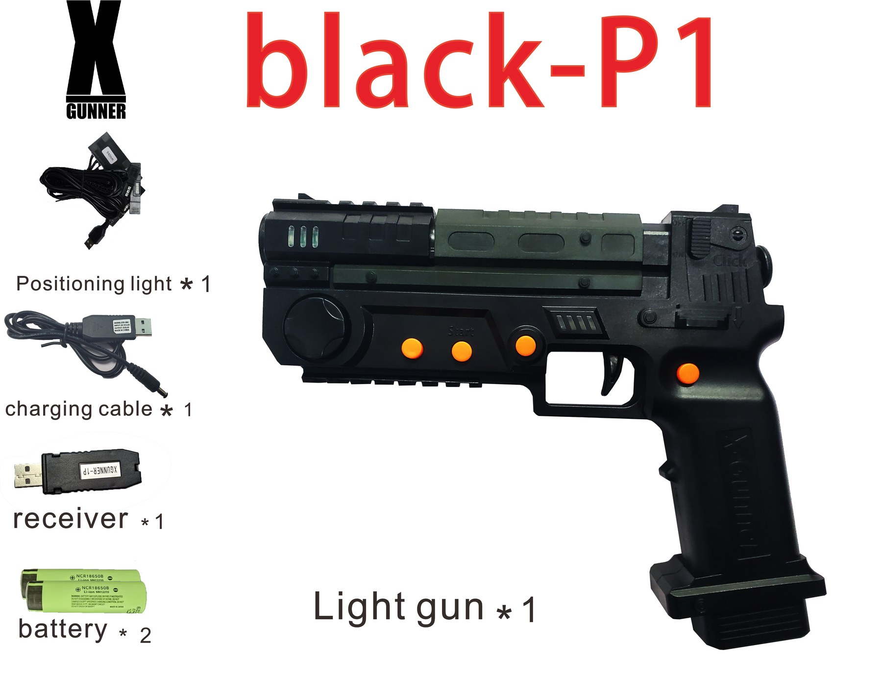 XGunner Black P1